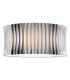 Netra 3 Light Flush Satin Bronze and Ivory-1