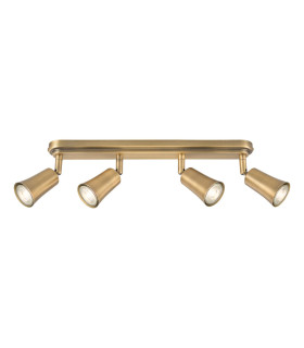 Jedrek 4 Light Bar Spotlight Aged Brass-1