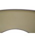 Round Cylinder, 120 x 200mm Dual Faux Silk Fabric Shade, Taupe, Halo Gold - 9