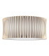 Netra 3 Light Flush Satin Bronze and Ivory-7