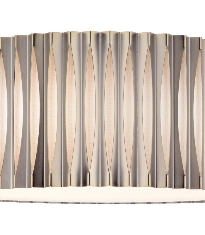 Netra 3 Light Flush Satin Bronze and Ivory-10
