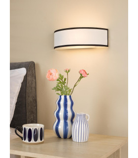 Jemima Wall Light White and White Frosted Acrylic With Shade-2
