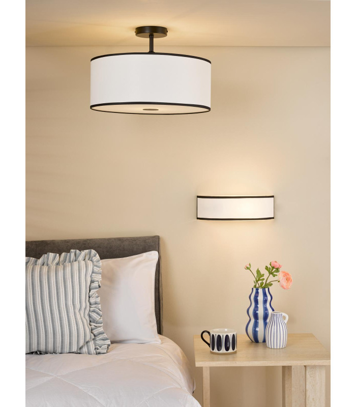 Jemima Wall Light White and White Frosted Acrylic With Shade-4