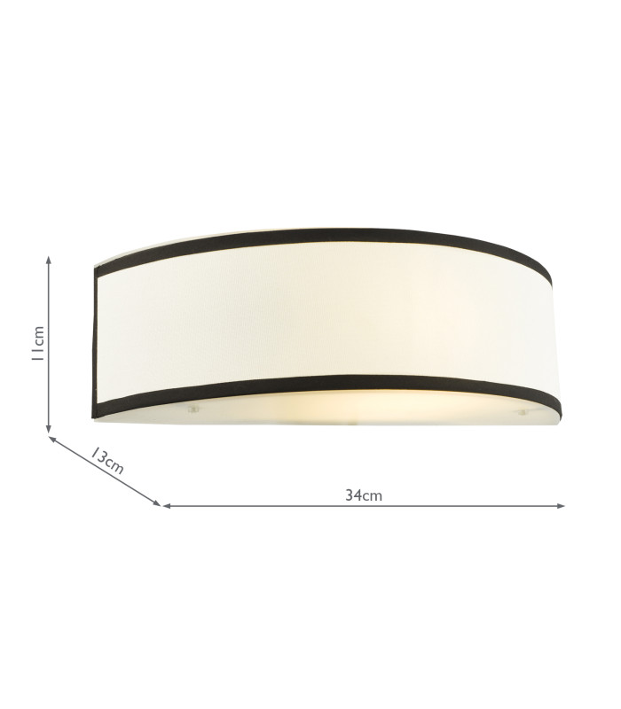 Jemima Wall Light White and White Frosted Acrylic With Shade-6