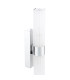 Lars Bathroom Wall Light Polished Chrome and White Frosted Acrylic IP44-4