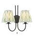 Becca Wall Light Matt Black With Shade-1