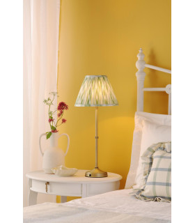 Dahl Rechargeable Table Lamp Matt Antique Brass With Shade LED-2