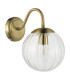 Jocelyn Wall Light Natural Brass and Glass-5