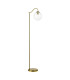 Jocelyn Floor Lamp Natural Brass and Glass-1
