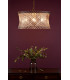Loire 6 Light Ceiling Pendant Natural Brass and Glass-2