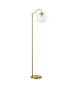Jocelyn Floor Lamp Natural Brass and Glass-7
