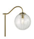 Jocelyn Floor Lamp Natural Brass and Glass-8