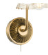 Erika Wall Light Antique Bronze and Amber Glass-8