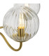 Jocelyn 3 Light Semi-Flush Natural Brass and Glass-8