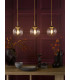 Jocelyn 3 Light Bar Ceiling Pendant Natural Brass and Glass-2