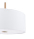 Isla 3 Light Ceiling Pendant Antique Bronze and Ivory Shade 40cm-6