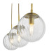 Jocelyn 3 Light Bar Ceiling Pendant Natural Brass and Glass-8