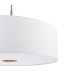 Isla 3 Light Ceiling Pendant Antique Bronze and Ivory Shade 60cm-6