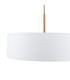 Isla 3 Light Ceiling Pendant Antique Bronze and Ivory Shade 60cm-7