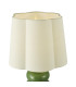 Jordana Table Lamp Green Ceramic and Polished Chrome With Shade-6