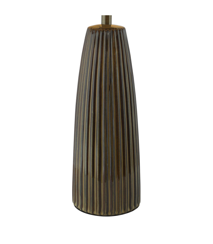 Kaulana Table Lamp Brown Ceramic With Shade-7