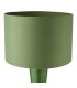 Lagle Table Lamp Green Ceramic and Antique Brass With Shade-6