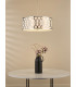 Locryn 4 Light Ceiling Pendant Polished Chrome and Ivory-2