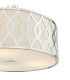 Locryn 4 Light Ceiling Pendant Polished Chrome and Ivory-6