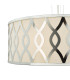 Locryn 4 Light Ceiling Pendant Polished Chrome and Ivory-8