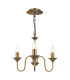 Lydian 3 Light Ceiling Pendant Antique Bronze Fitting Only-1