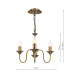 Lydian 3 Light Ceiling Pendant Antique Bronze Fitting Only-6
