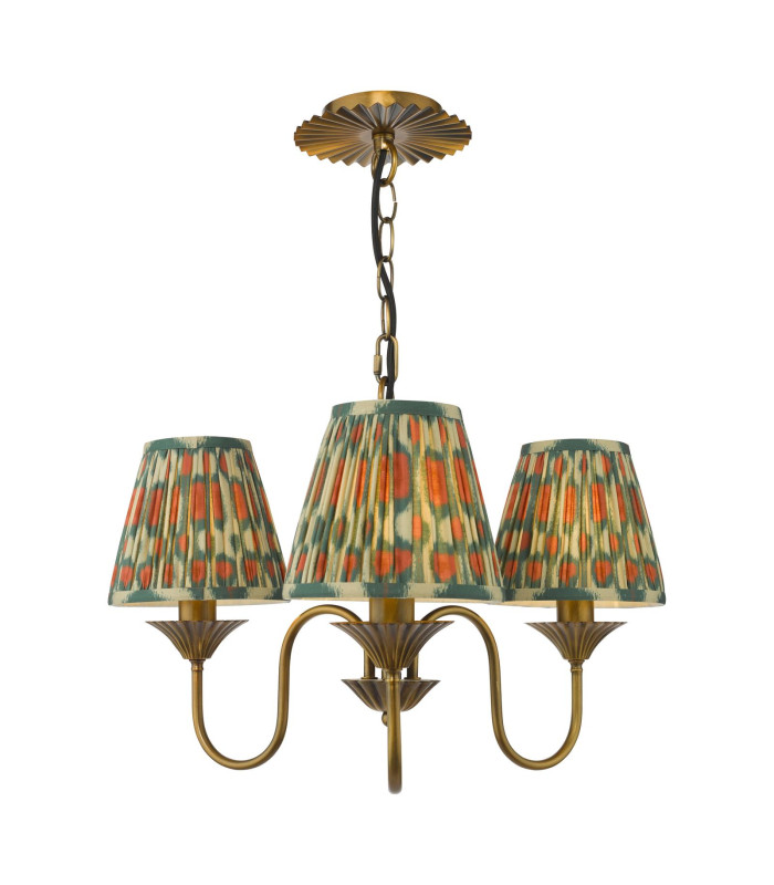 Lydian 3 Light Ceiling Pendant Antique Bronze Fitting Only-8