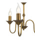 Lydian 3 Light Ceiling Pendant Antique Bronze Fitting Only-10