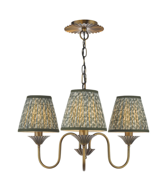 Lydian 3 Light Ceiling Pendant Antique Bronze Fitting Only-12