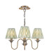 Lydian 3 Light Ceiling Pendant Antique Bronze With Shade-1