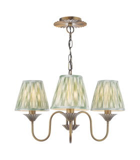 Lydian 3 Light Ceiling Pendant Antique Bronze With Shade-1