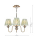 Lydian 3 Light Ceiling Pendant Antique Bronze With Shade-2