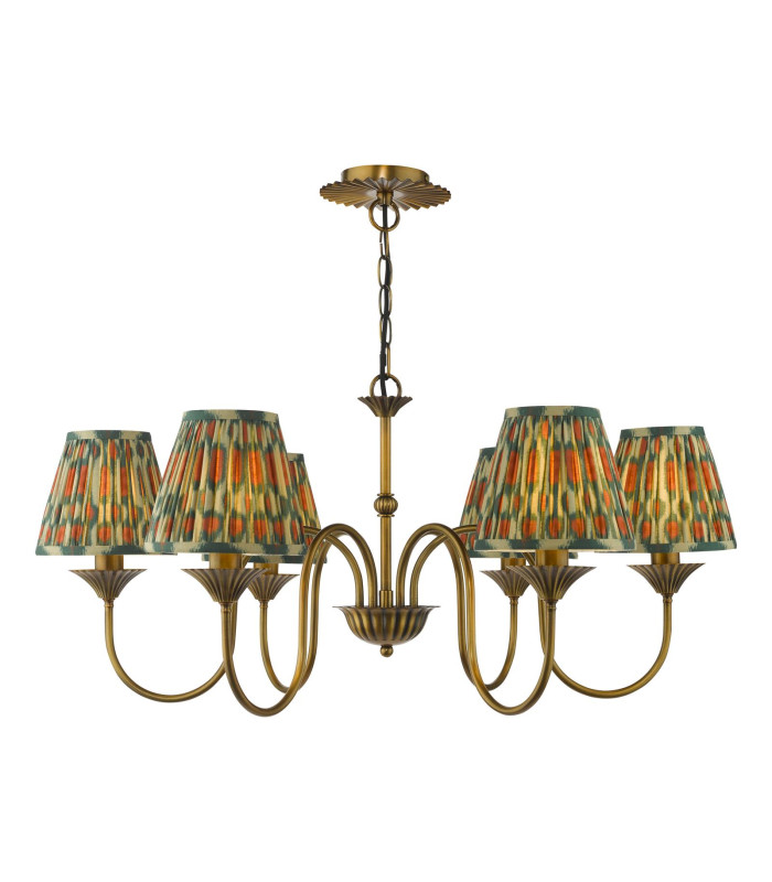 Lydian 6 Light Ceiling Pendant Antique Bronze Fitting Only-8