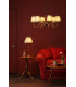 Lydian 6 Light Ceiling Pendant Antique Bronze With Shade-2