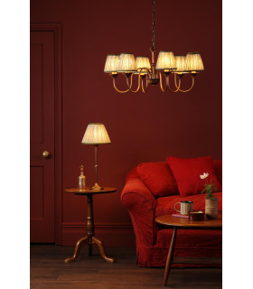 Lydian 6 Light Ceiling Pendant Antique Bronze With Shade-2