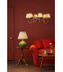 Lydian 6 Light Ceiling Pendant Antique Bronze With Shade-4