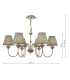Lydian 6 Light Ceiling Pendant Antique Bronze With Shade-6