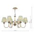 Lydian 6 Light Ceiling Pendant Antique Bronze With Shade-2