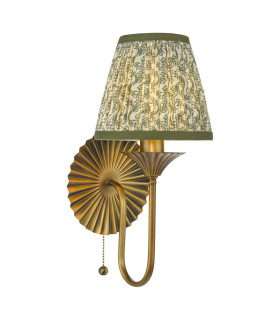 Lydian Wall Light Antique Bronze With Shade-1