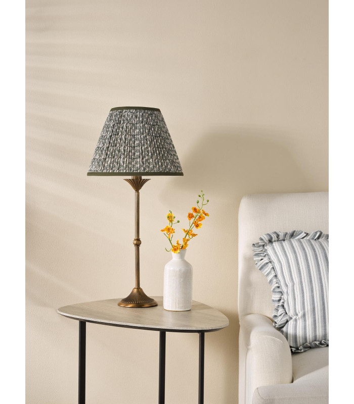 Lydian Table Lamp Antique Bronze With Shade-3