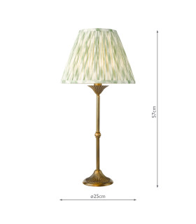 Lydian Table Lamp Antique Bronze With Shade-2