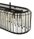 Naeva 5 Light Ceiling Pendant Matt Black and Crystal-6