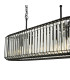 Naeva 5 Light Ceiling Pendant Matt Black and Crystal-7