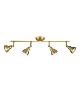 Nathaniel 4 Light Bar Spotlight Aged Brass-1