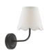 Navarro Rechargeable Wall Light Matt Black With Shade LED